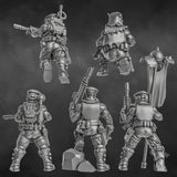 Tabletop Terrain Miniature The Ork Slayers Squad (build kit)