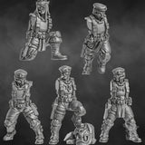Tabletop Terrain Miniature The Ork Slayers Squad (build kit)