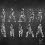Tabletop Terrain Miniature The Ork Slayers Squad (build kit)