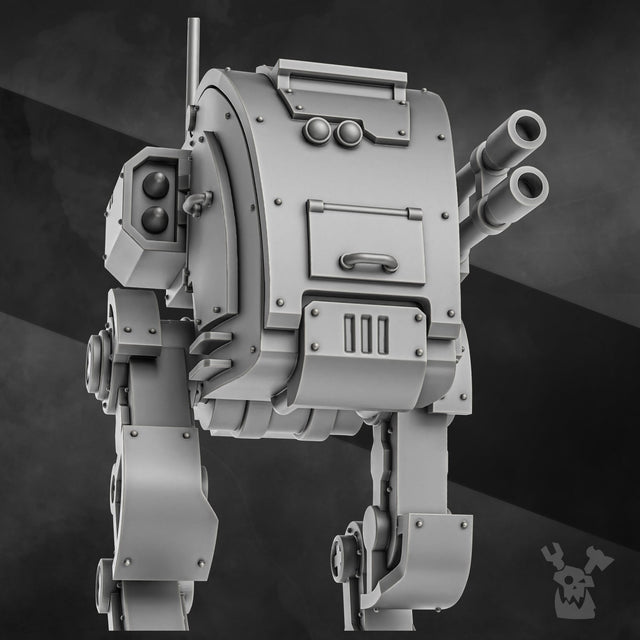 Tabletop Terrain Miniature The Ork Slayers Stomper Mech