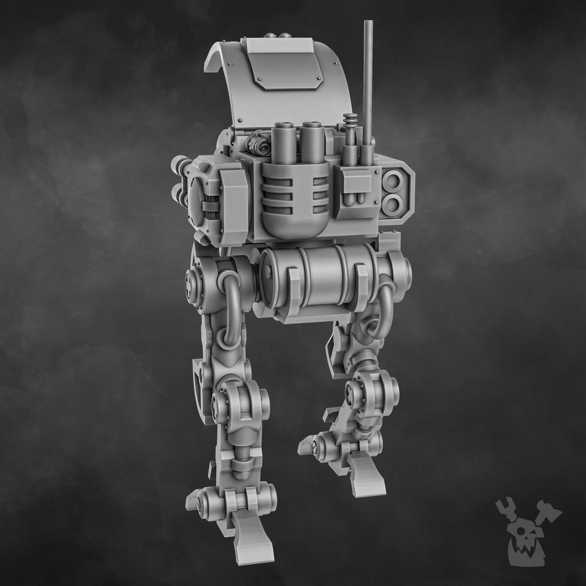 Tabletop Terrain Miniature The Ork Slayers Stomper Mech