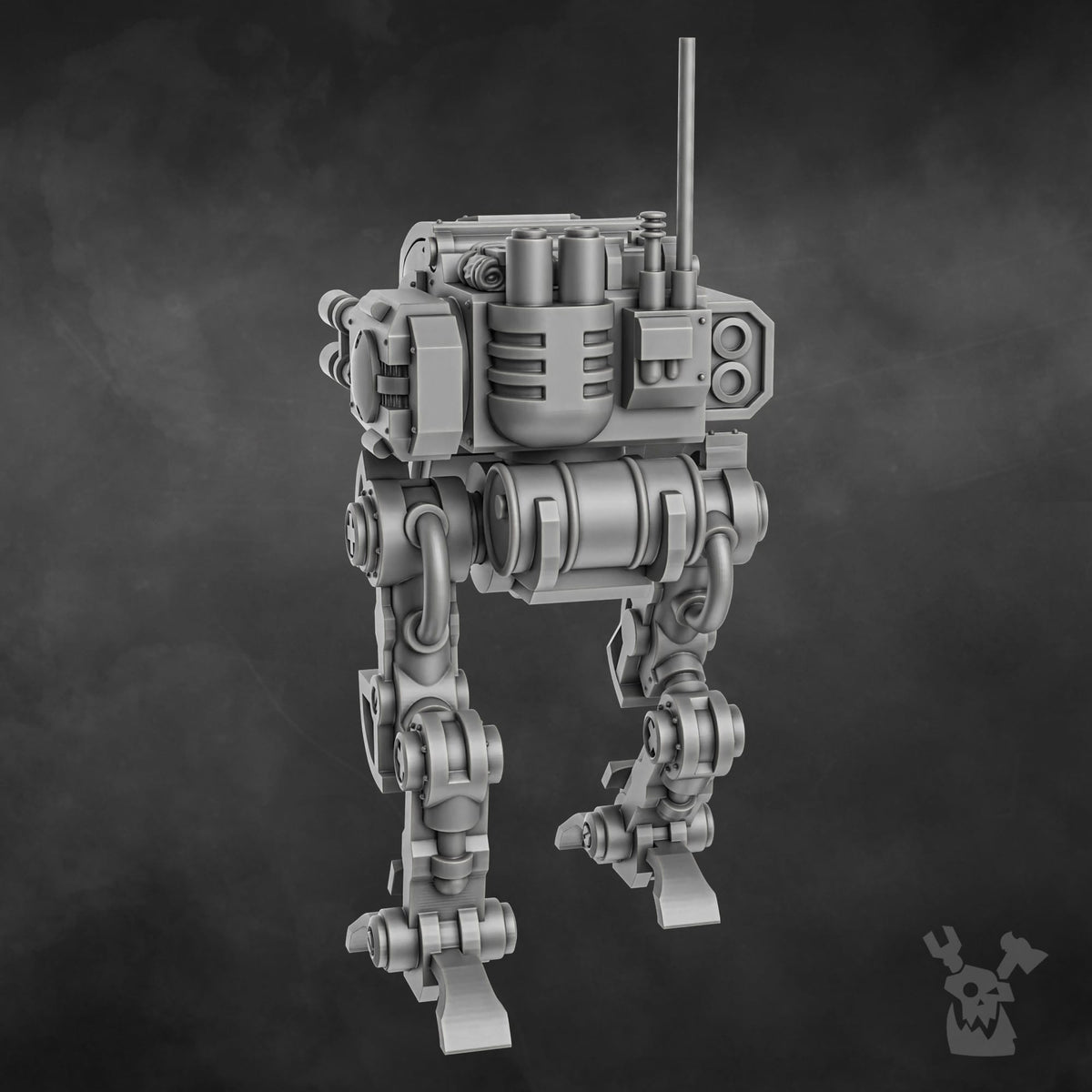 Tabletop Terrain Miniature The Ork Slayers Stomper Mech