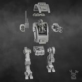 Tabletop Terrain Miniature The Ork Slayers Stomper Mech