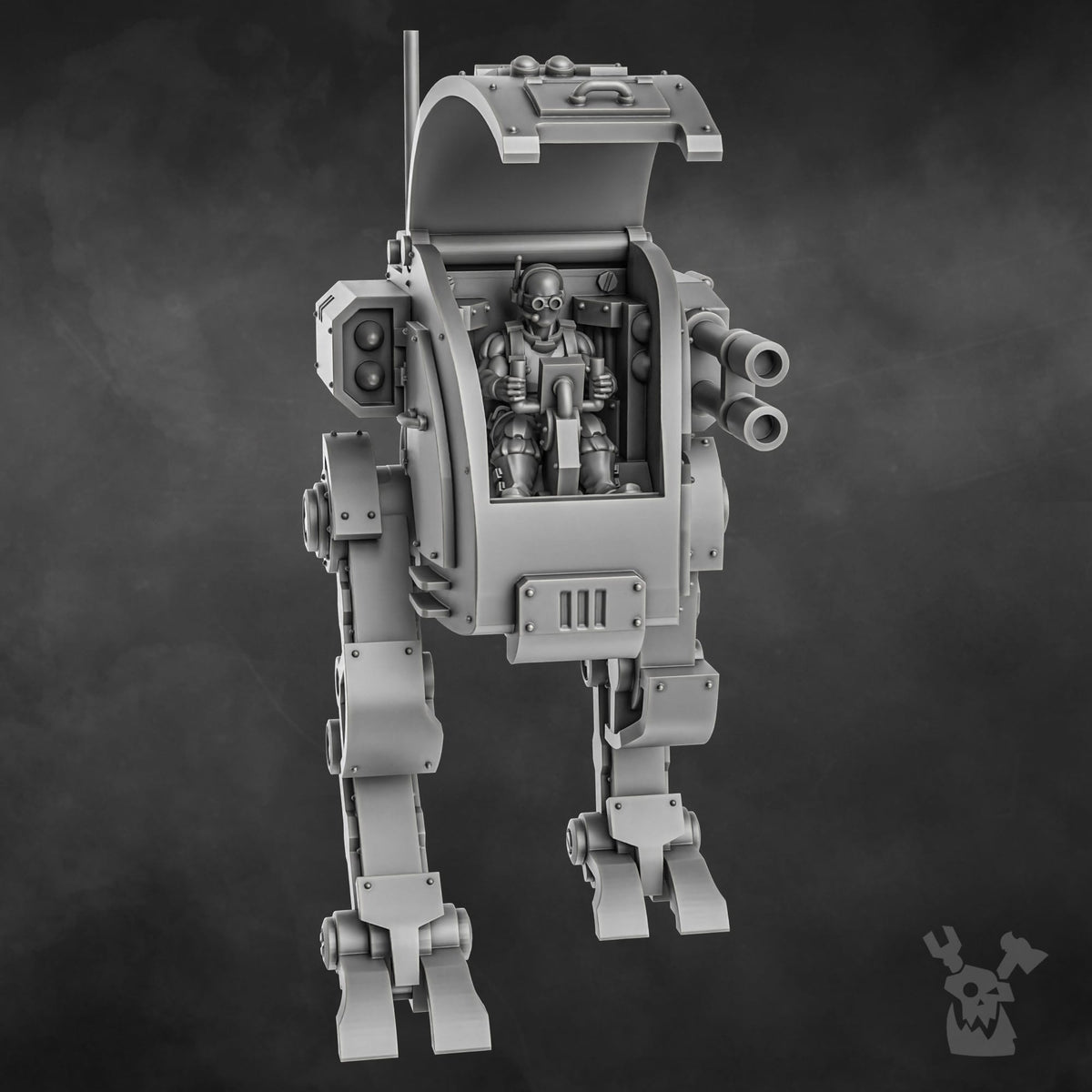Tabletop Terrain Miniature The Ork Slayers Stomper Mech