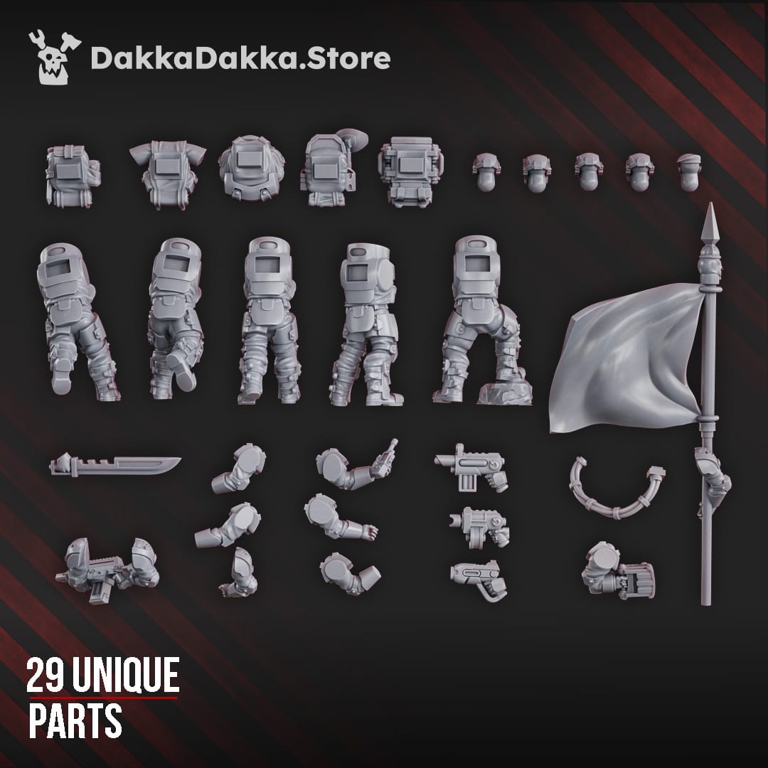 Tabletop Terrain Miniature The Phaeton Lead Squad (build kit)