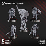 Tabletop Terrain Miniature The Phaeton Lead Squad (x5)