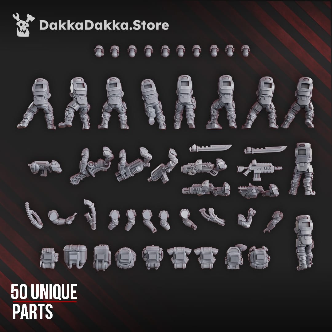Tabletop Terrain Miniature The Phaeton Tactical Squad (build kit)