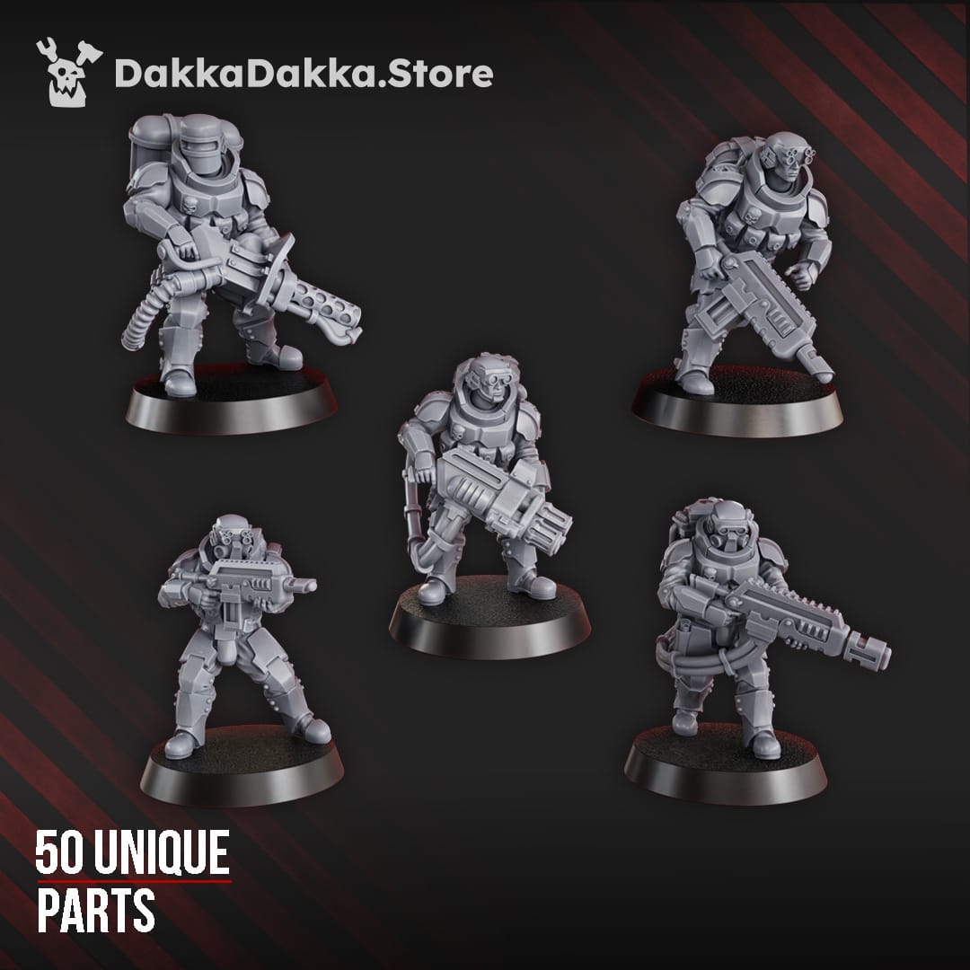 Tabletop Terrain Miniature The Phaeton Tactical Squad (build kit)