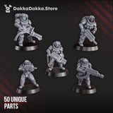 Tabletop Terrain Miniature The Phaeton Tactical Squad (build kit)