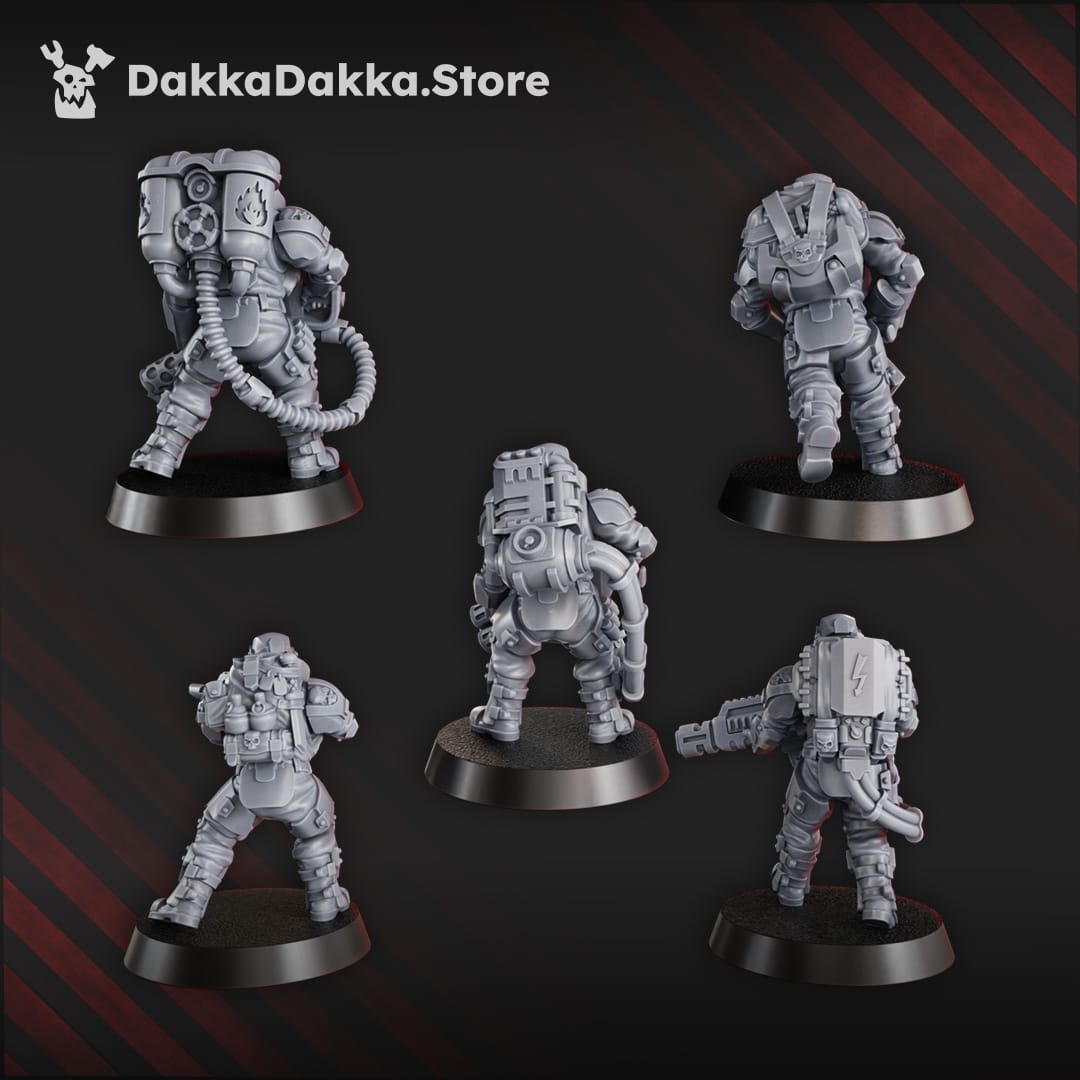 Tabletop Terrain Miniature The Phaeton Tactical Squad (x10)