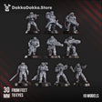 Tabletop Terrain Miniature The Phaeton Tactical Squad (x10)