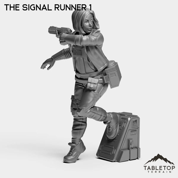 Tabletop Terrain Miniature The Signal Runner 1 Signal Runner - Ash Nomads
