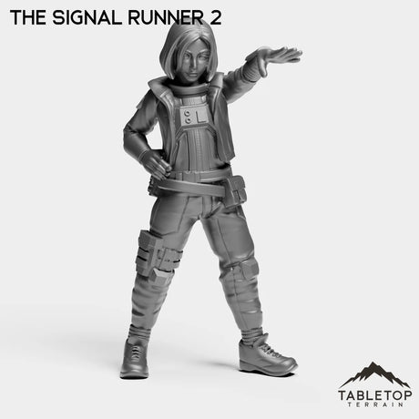 Tabletop Terrain Miniature The Signal Runner 2 Signal Runner - Ash Nomads