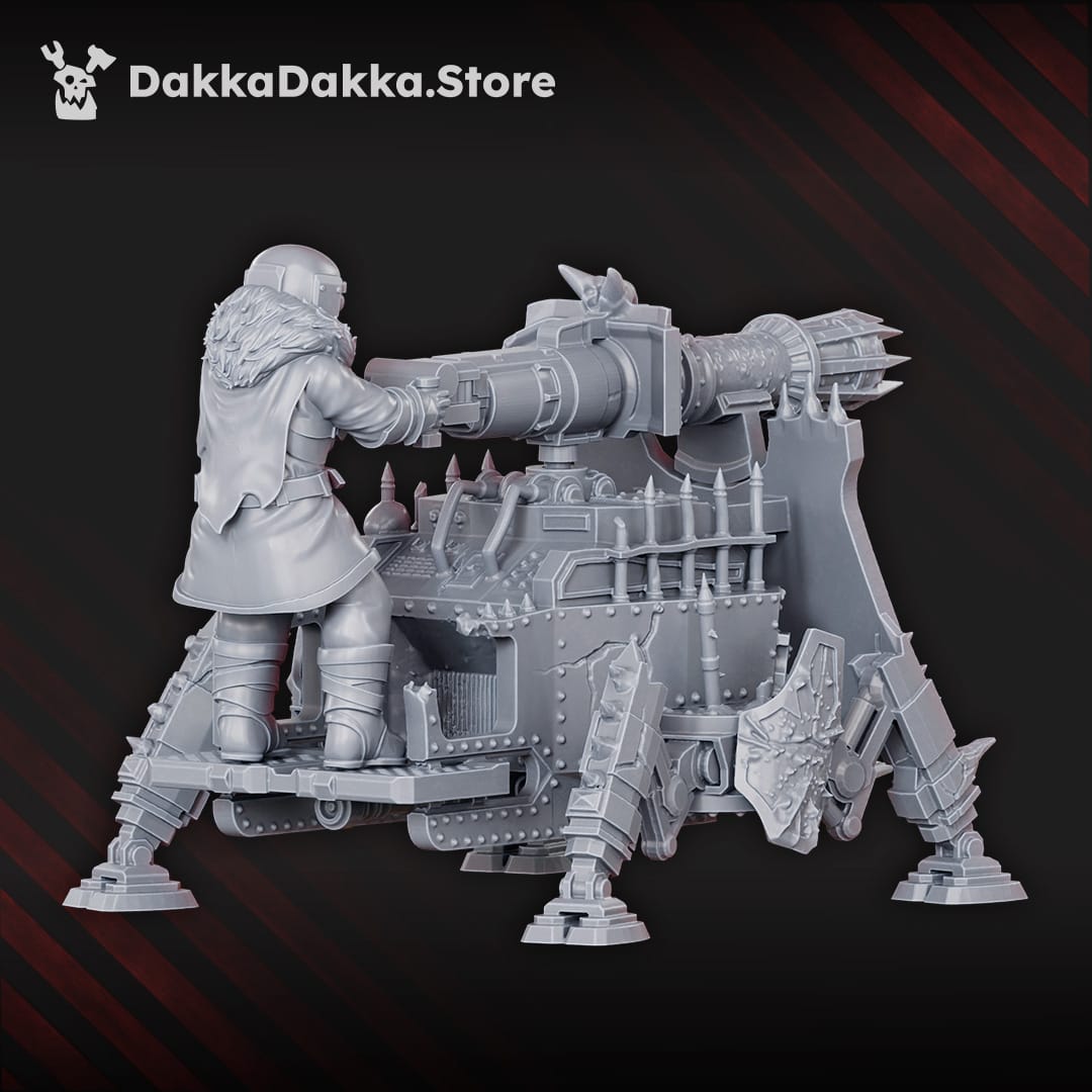 Tabletop Terrain Miniature The Vulture Gang's Heavy Weapons team