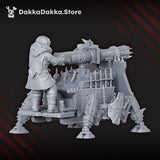 Tabletop Terrain Miniature The Vulture Gang's Heavy Weapons team