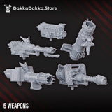Tabletop Terrain Miniature The Vulture Gang's Heavy Weapons team