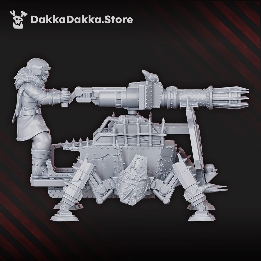 Tabletop Terrain Miniature The Vulture Gang's Heavy Weapons team
