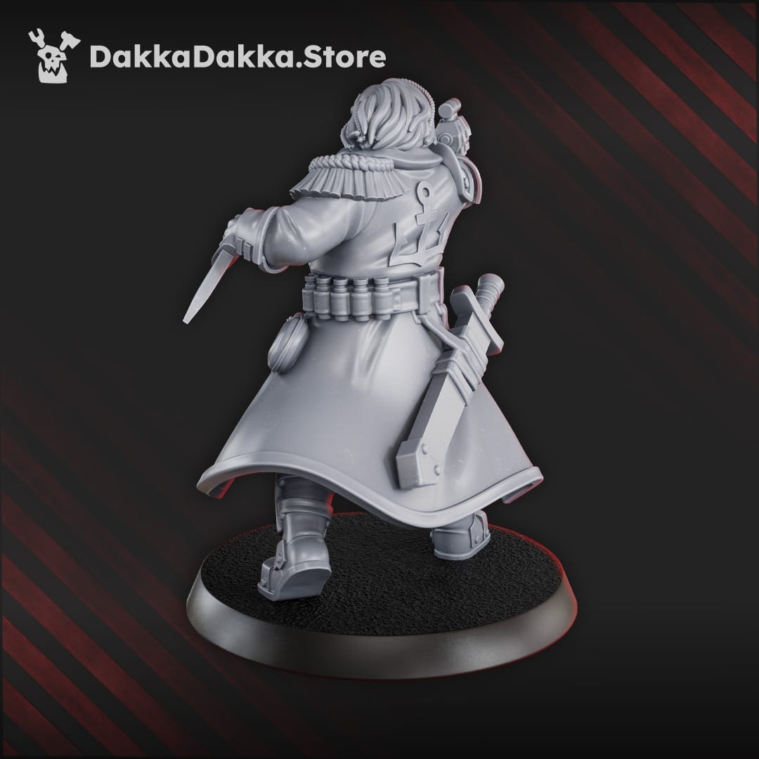 Tabletop Terrain Miniature Theodore The Grandee, Headhunter