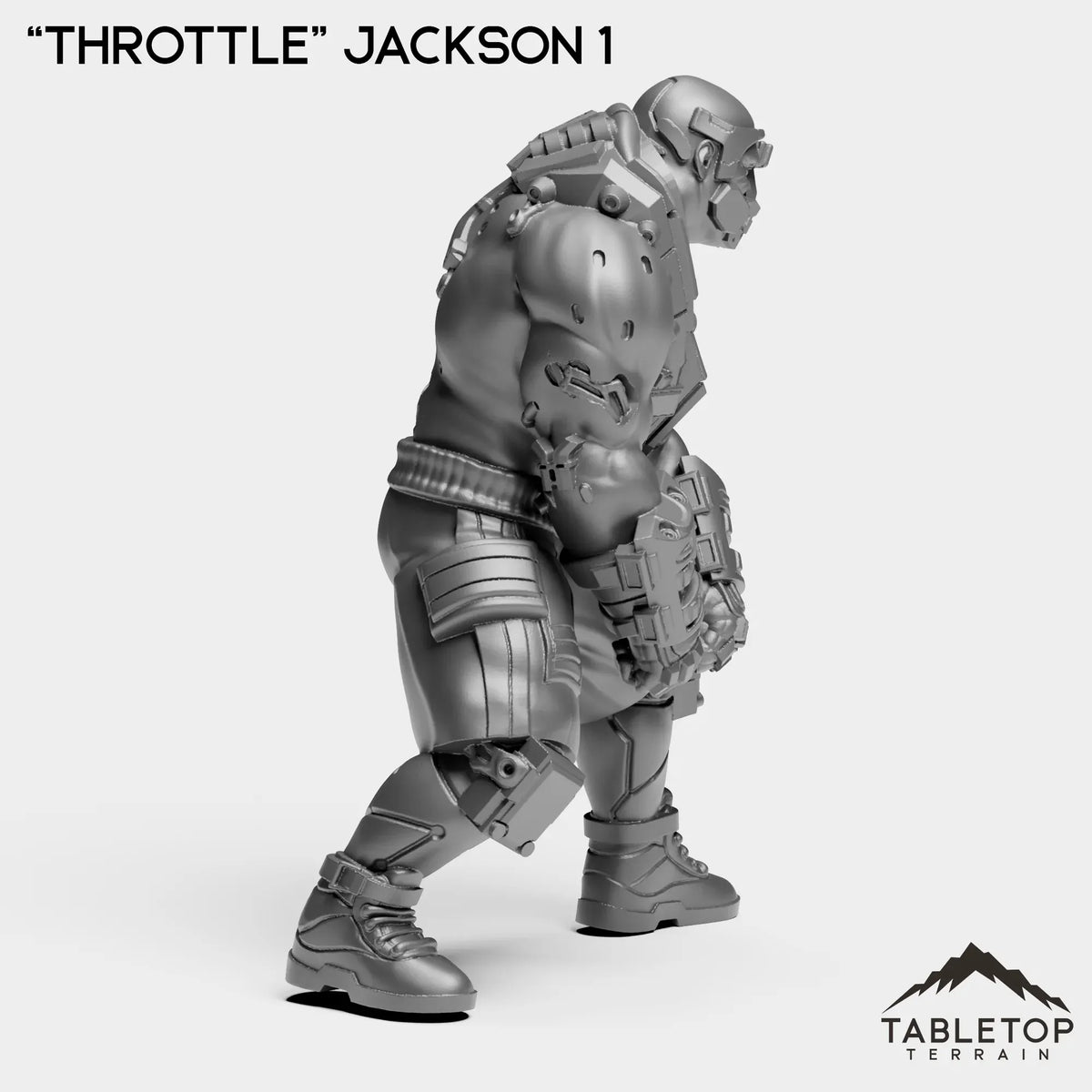Tabletop Terrain Miniature ''Throttle'' Jackson