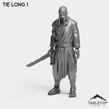 Tabletop Terrain Miniature Tie Long 1 Tie Long - Black Lotus Triads