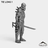 Tabletop Terrain Miniature Tie Long - Black Lotus Triads