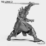 Tabletop Terrain Miniature Tie Long - Black Lotus Triads