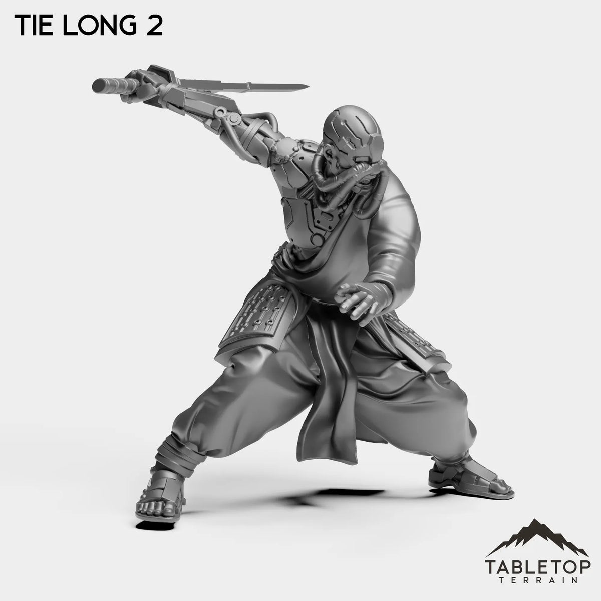 Tabletop Terrain Miniature Tie Long - Black Lotus Triads