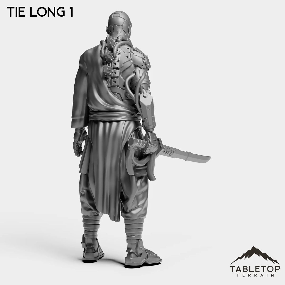 Tabletop Terrain Miniature Tie Long - Black Lotus Triads