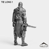 Tabletop Terrain Miniature Tie Long - Black Lotus Triads