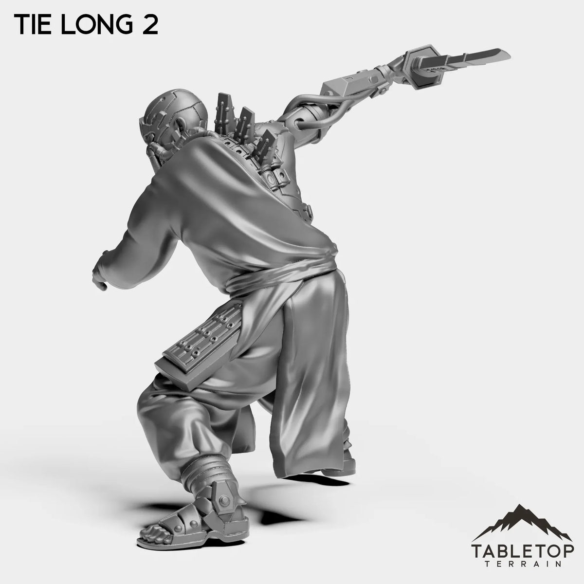 Tabletop Terrain Miniature Tie Long - Black Lotus Triads