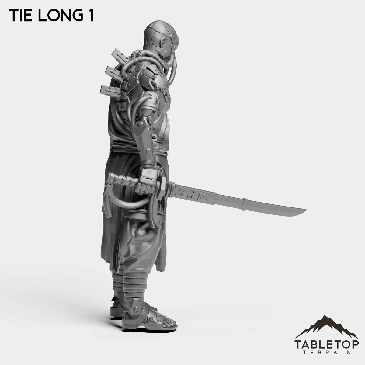 Tabletop Terrain Miniature Tie Long - Black Lotus Triads