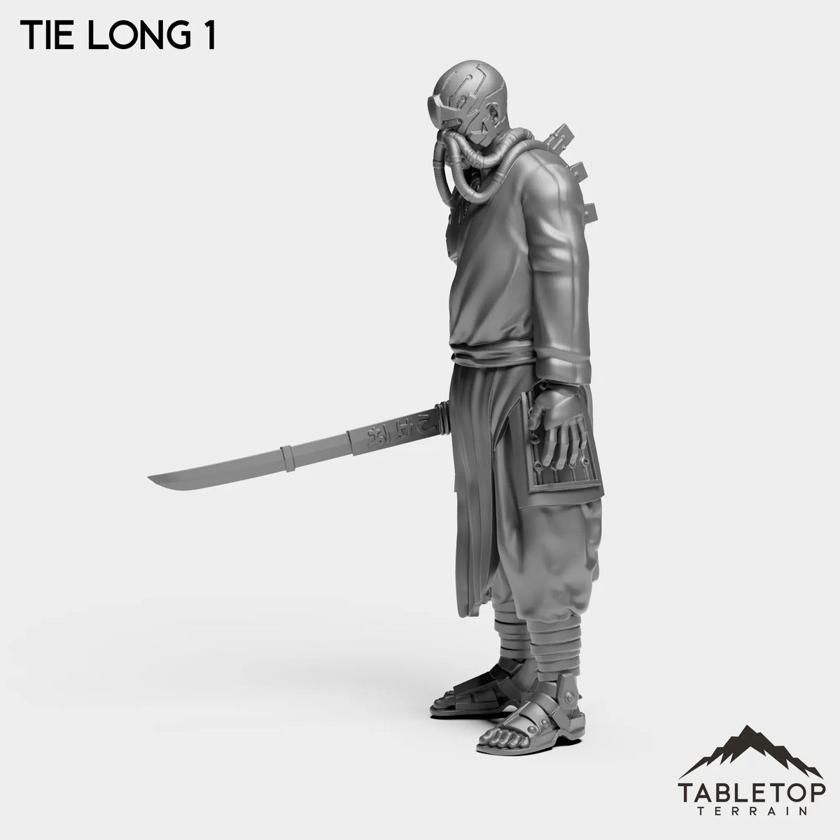 Tabletop Terrain Miniature Tie Long - Black Lotus Triads