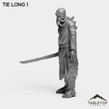Tabletop Terrain Miniature Tie Long - Black Lotus Triads