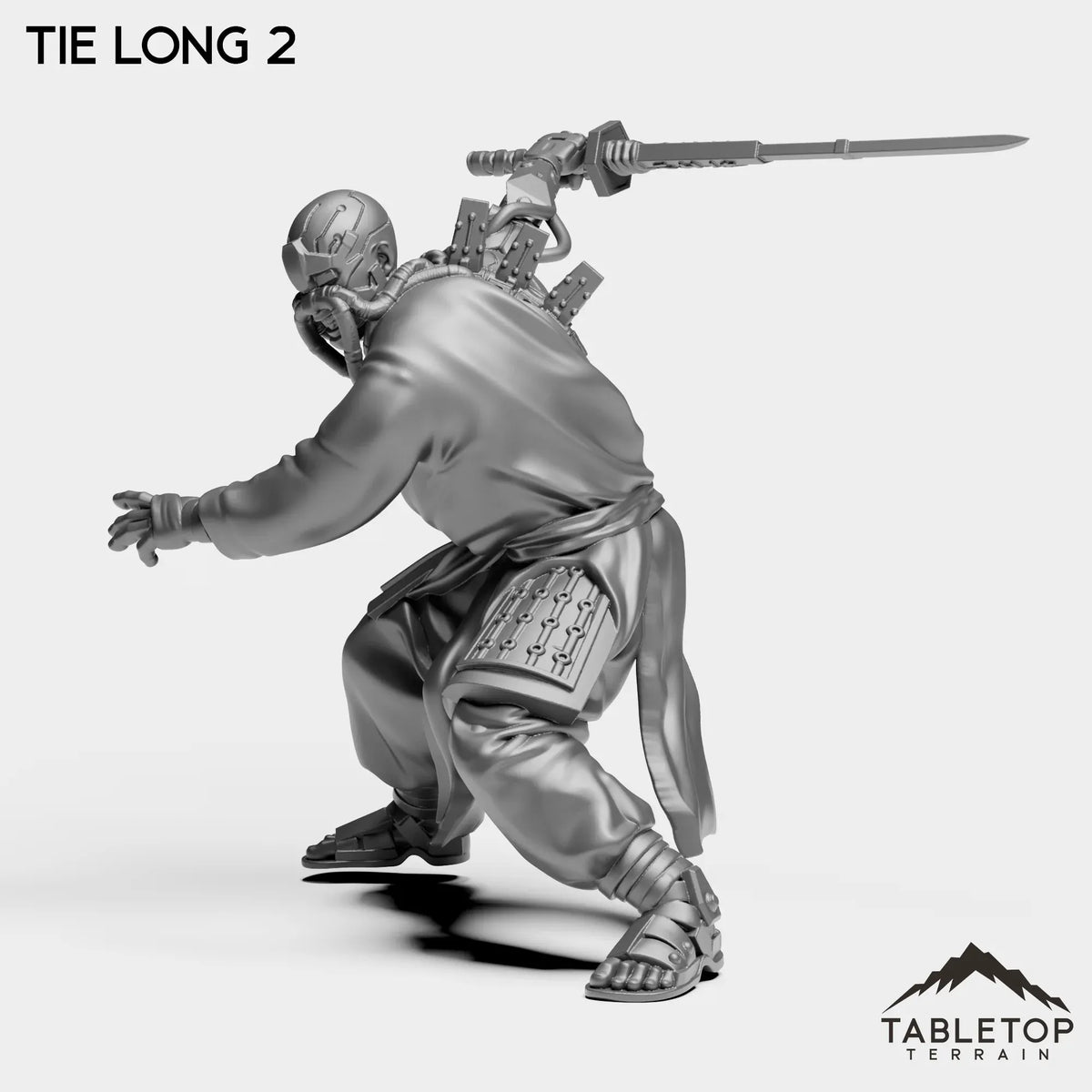 Tabletop Terrain Miniature Tie Long - Black Lotus Triads
