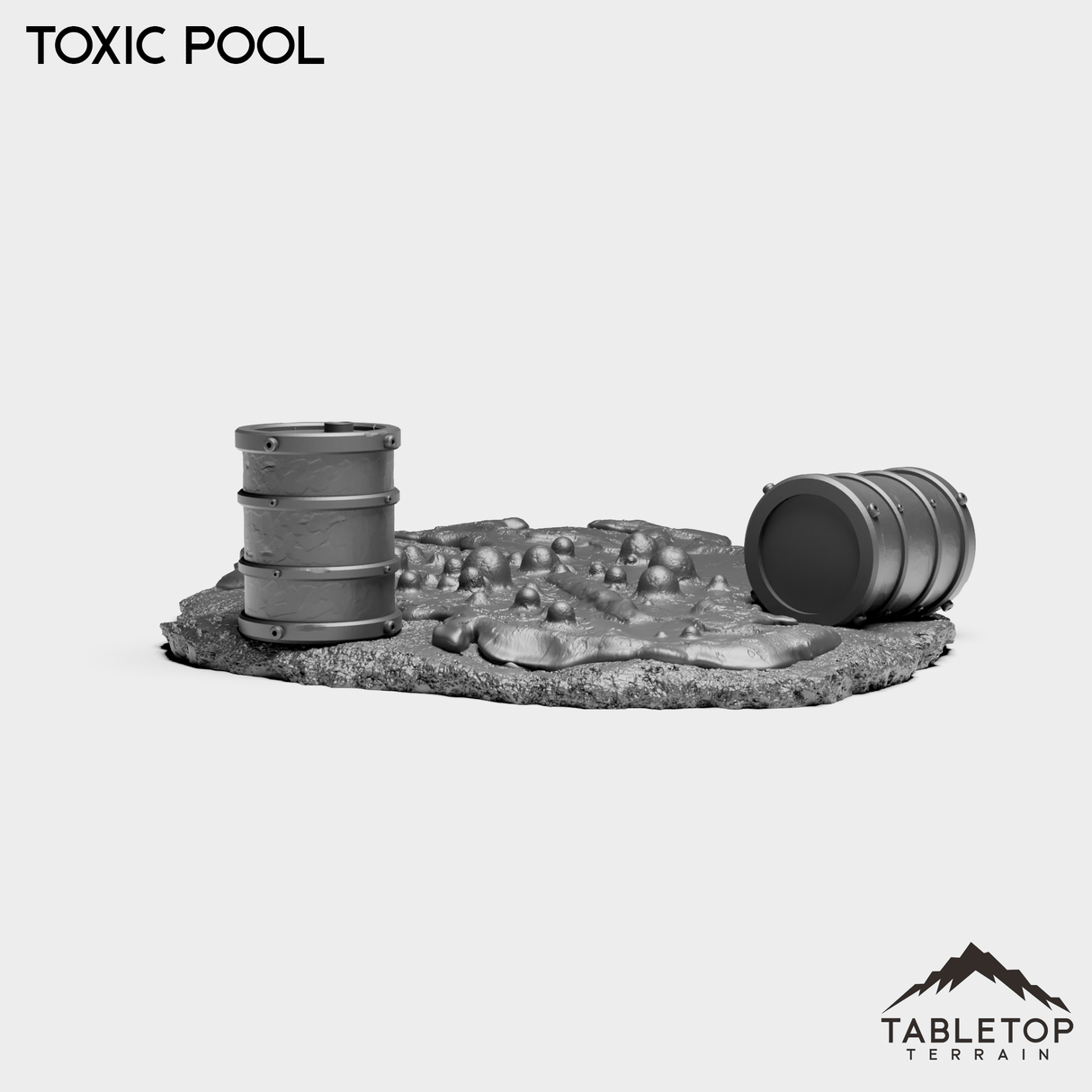 Tabletop Terrain Miniature Toxic Pool - Grimdark Terrain