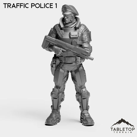 Tabletop Terrain Miniature Traffic Police 1 Traffic Police