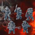 Tabletop Terrain Miniature Traitors Squad (build kit)