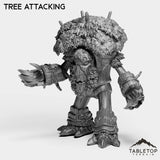 Tabletop Terrain Miniature Tree Attacking Elf Druid Forms