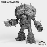 Tabletop Terrain Miniature Tree Attacking Minotaur Druid Forms
