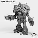 Tabletop Terrain Miniature Tree Attacking Troll Druid Forms