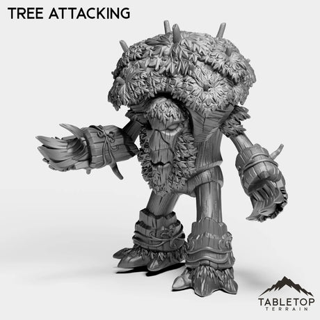 Tabletop Terrain Miniature Tree Attacking Troll Druid Forms