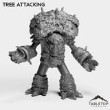 Tabletop Terrain Miniature Tree Attacking Werewolf Druid Forms