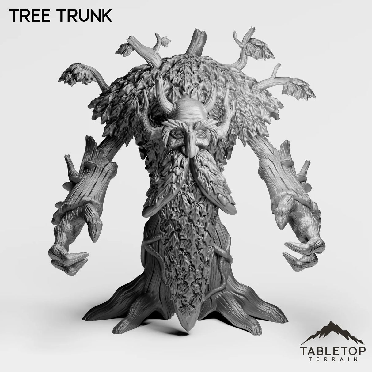 Tabletop Terrain Miniature Tree Trunk Ancient Protector