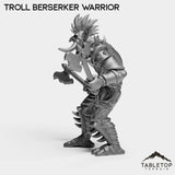 Tabletop Terrain Miniature Troll Berserker Warrior