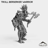 Tabletop Terrain Miniature Troll Berserker Warrior