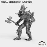 Tabletop Terrain Miniature Troll Berserker Warrior
