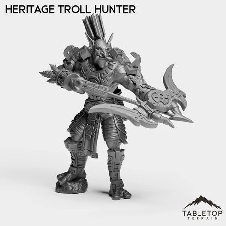 Tabletop Terrain Miniature Troll Heritage Hunter