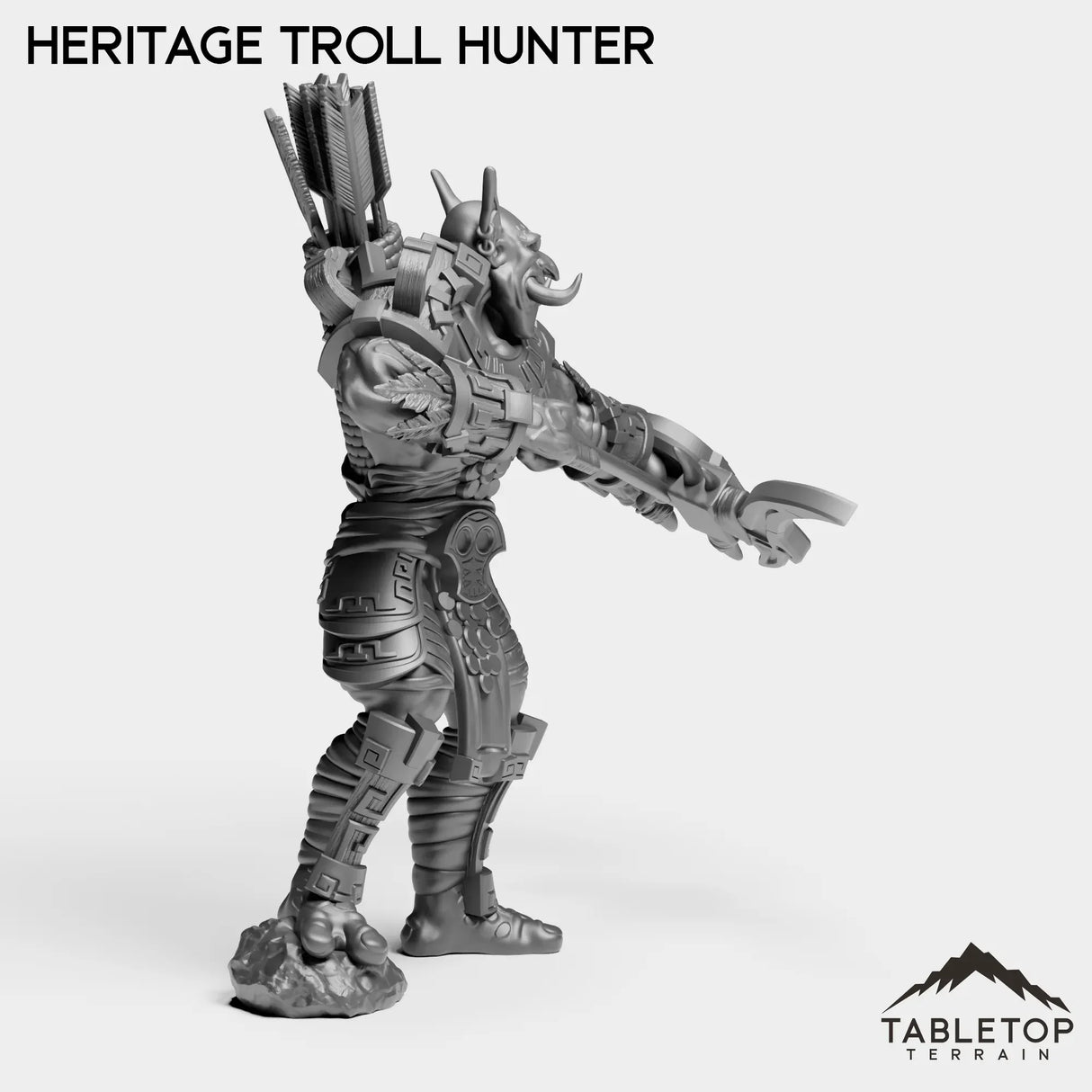 Tabletop Terrain Miniature Troll Heritage Hunter