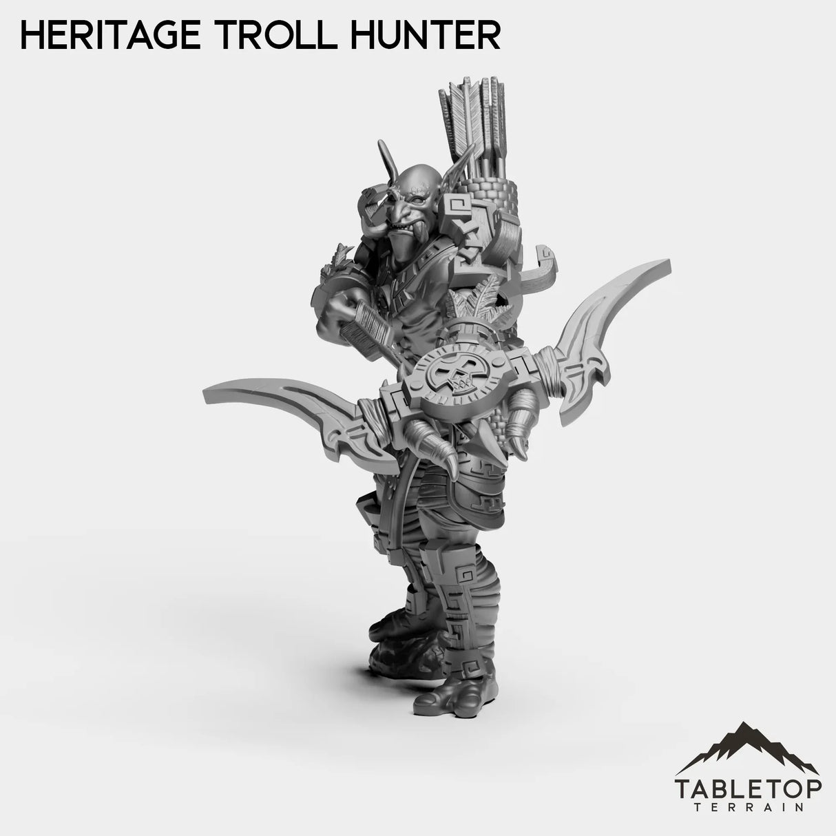 Tabletop Terrain Miniature Troll Heritage Hunter