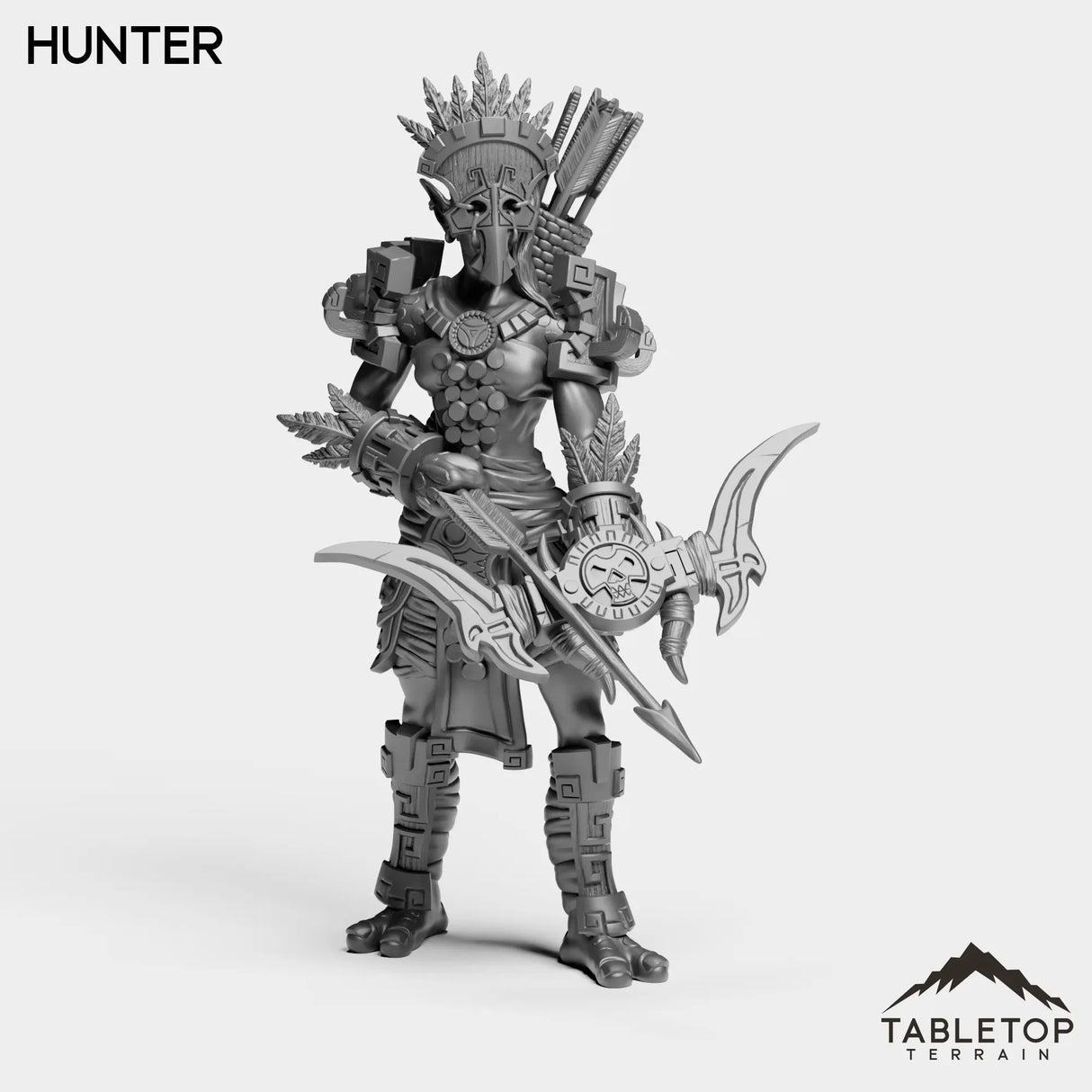 Tabletop Terrain Miniature Troll Heritage Hunter Female